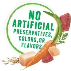Purina Beneful Prepared Meals Beef & Chicken Medley With Green Beans, Carrots & Wild Rice Wet Dog Food -Pet Wellness 100163 PT3. AC SS1800 V1699369643
