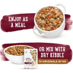 Purina Beneful Prepared Meals Beef Stew With Peas, Carrots, Rice & Barley Wet Dog Food 14 Purina Beneful Prepared Meals Beef Stew With Peas, Carrots, Rice & Barley Wet Dog Food -Pet Wellness 100166 PT5. AC SS1800 V1699367750