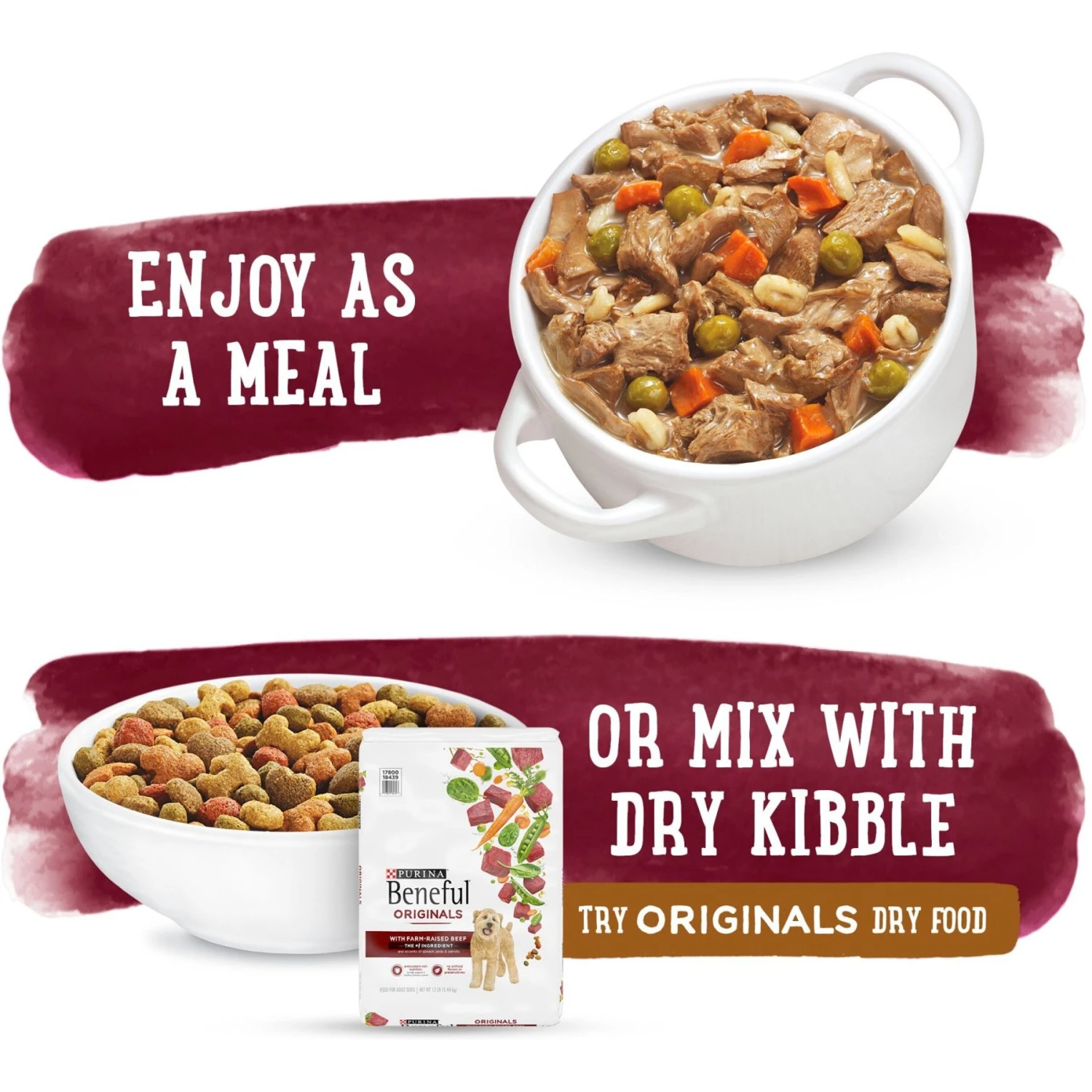 Purina Beneful Prepared Meals Beef Stew With Peas, Carrots, Rice & Barley Wet Dog Food 6 Purina Beneful Prepared Meals Beef Stew With Peas, Carrots, Rice & Barley Wet Dog Food - Image 6