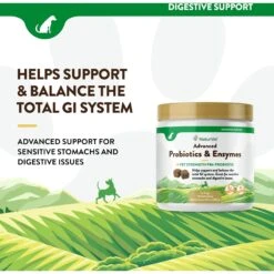 NaturVet Advanced Probiotics & Enzymes Plus Vet Strength PB6 Probiotic Soft Chews Digestive Supplement For Dogs -Pet Wellness 100644 PT2. AC SS1800 V1698697763