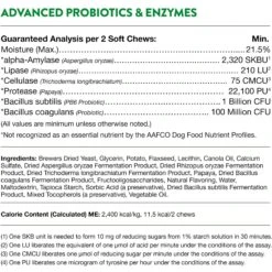 NaturVet Advanced Probiotics & Enzymes Plus Vet Strength PB6 Probiotic Soft Chews Digestive Supplement For Dogs -Pet Wellness 100644 PT7. AC SS1800 V1698693234
