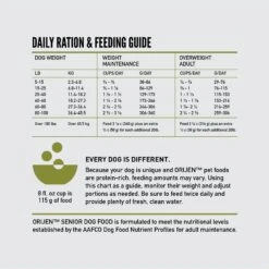 ORIJEN Senior Grain-Free Dry Dog Food -Pet Wellness 101299 PT8. AC SS1800 V1685634906