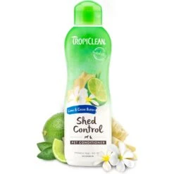 TropiClean Lime & Cocoa Butter Deshedding Dog Conditioner