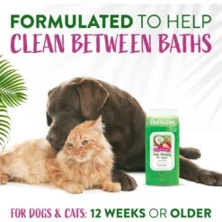 TropiClean Deep Cleaning Berry & Coconut Deodorizing Dog Wipes -Pet Wellness 101315 PT4. AC SS1800 V1683063726