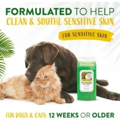 TropiClean Hypo Allergenic Deodorizing Dogs Wipes 13 TropiClean Hypo Allergenic Deodorizing Dogs Wipes -Pet Wellness 101317 PT4. AC SS1800 V1683063665