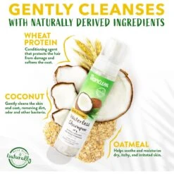 TropiClean Waterless Hypo Allergenic Dog & Cat Shampoo -Pet Wellness 101331 PT3. AC SS1800 V1684417153