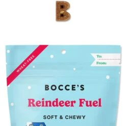 Bocce's Bakery Reindeer Fuel Soft & Chewy Dog Treats, 6-oz Bag -Pet Wellness 1016606 PT2. AC SS1800 V1700861574