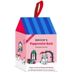 Bocce's Bakery Peppermint Bark Ornament Soft & Chewy Dog Treats