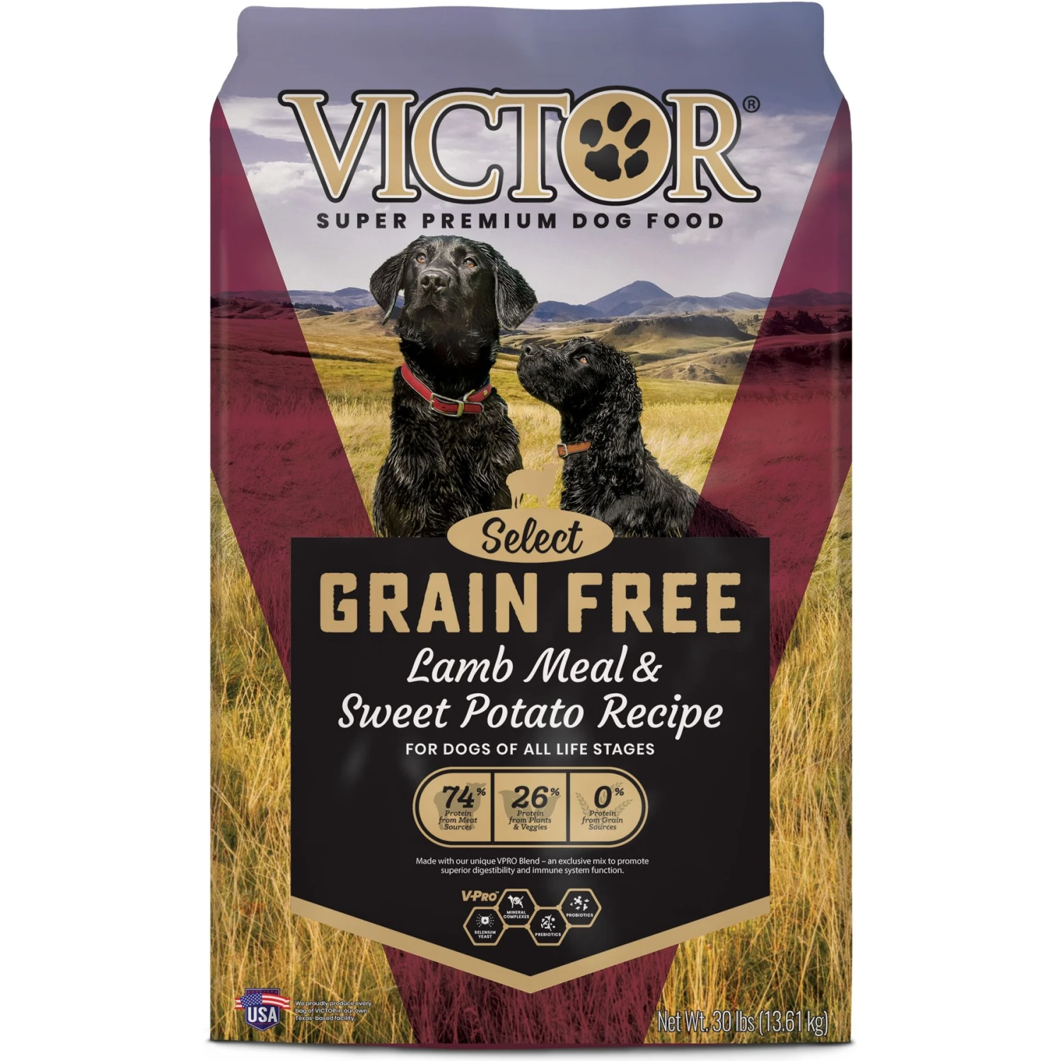VICTOR Select Lamb Meal & Sweet Potato Recipe Grain-Free Dry Dog Food 1 VICTOR Select Lamb Meal & Sweet Potato Recipe Grain-Free Dry Dog Food