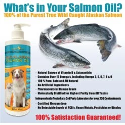 TerraMax Pro Premium Wild Alaskan Salmon Oil Skin & Coat Dog & Cat Liquid Supplement -Pet Wellness 102151 PT5. AC SS1800 V1474296778