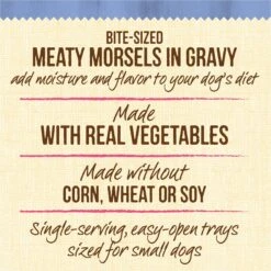 Merrick Lil' Plates Grain-Free Small Breed Wet Dog Food Pint-Sized Puppy Plate -Pet Wellness 102376 PT6. AC SS1800 V1647908213