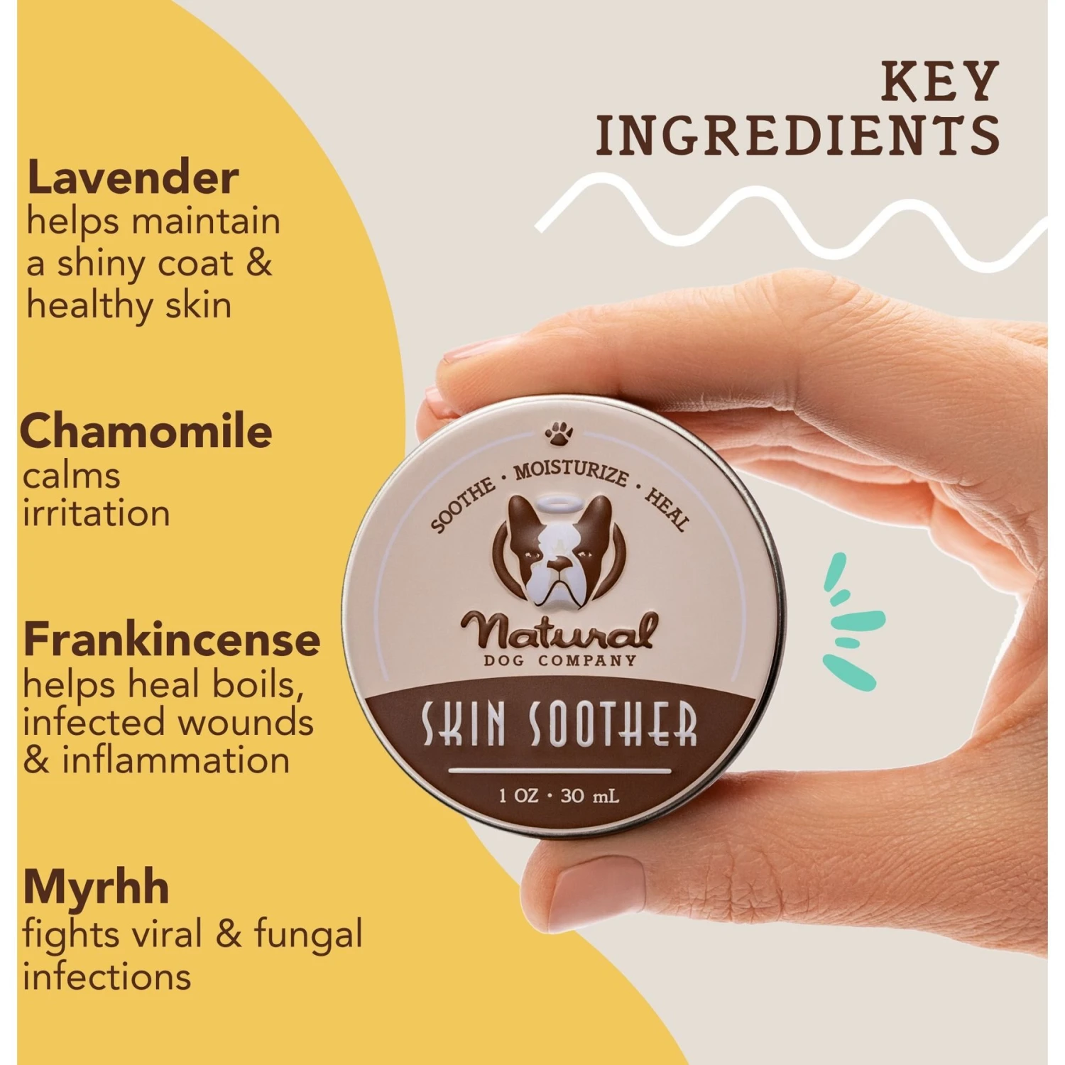 Natural Dog Company Skin Soother Dog Healing Balm & Natural Dog Company Itchy Dog Shampoo, 12-oz Bottle 3 Natural Dog Company Skin Soother Dog Healing Balm & Natural Dog Company Itchy Dog Shampoo, 12-oz Bottle - Image 3