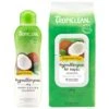 TropiClean Hypo-Allergenic Gentle Coconut Puppy & Kitten Shampoo & TropiClean Hypo Allergenic Deodorizing Dogs Wipes