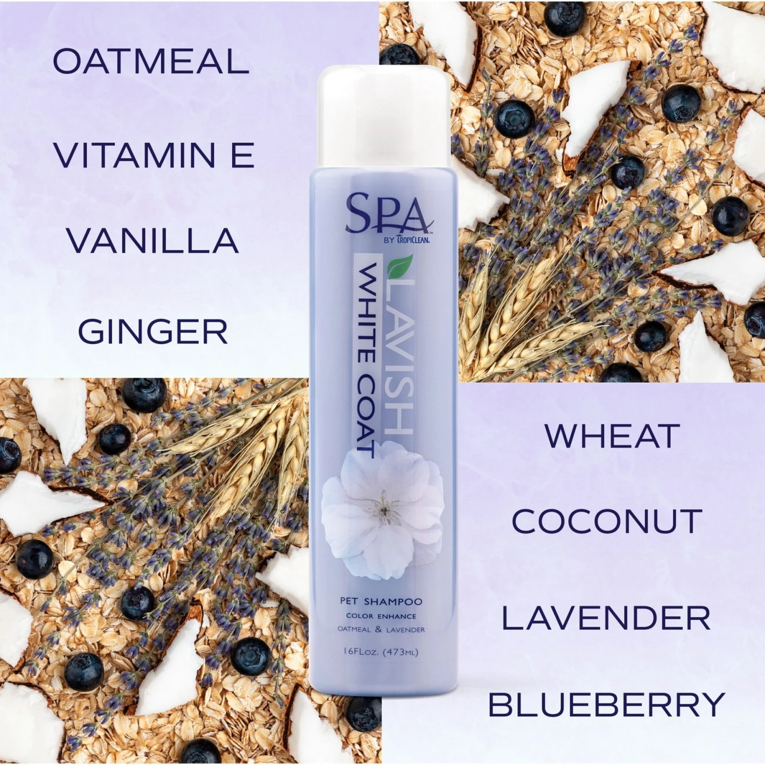 TropiClean Spa Tear Stain Cleanser For Dogs & TropiClean Spa Color White Coat Shampoo For Dogs & Cats 7 TropiClean Spa Tear Stain Cleanser For Dogs & TropiClean Spa Color White Coat Shampoo For Dogs & Cats - Image 7