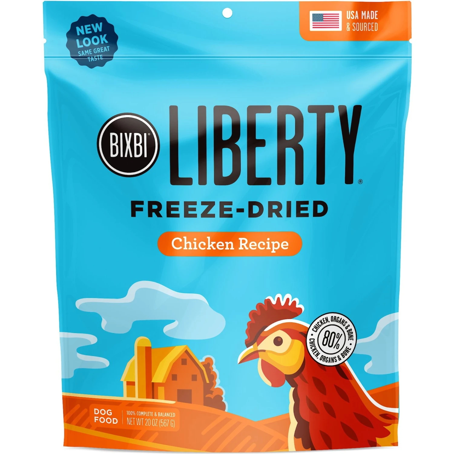 BIXBI Liberty Chicken Recipe Grain-Free Freeze-Dried Raw Dog Food 1 BIXBI Liberty Chicken Recipe Grain-Free Freeze-Dried Raw Dog Food