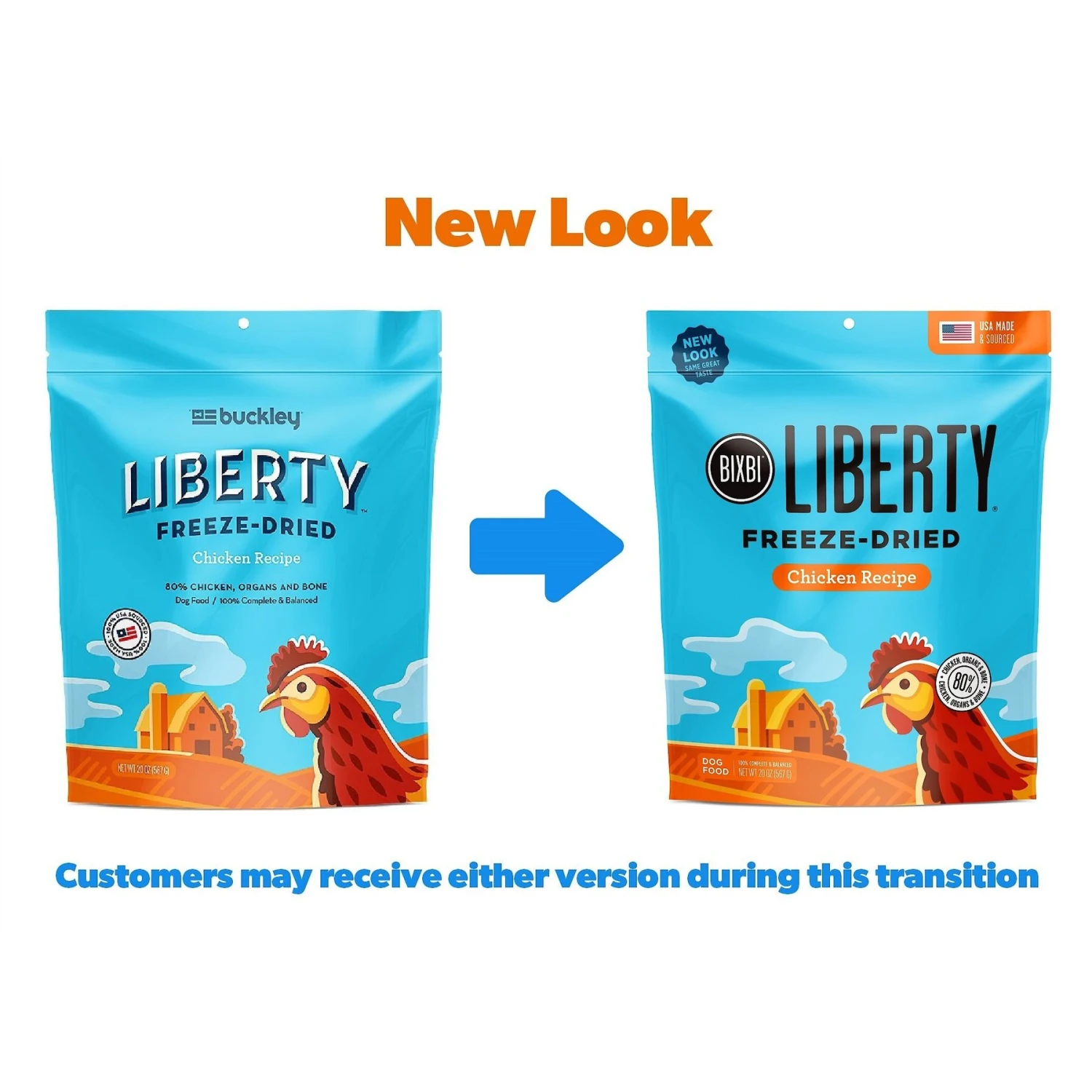 BIXBI Liberty Chicken Recipe Grain-Free Freeze-Dried Raw Dog Food 2 BIXBI Liberty Chicken Recipe Grain-Free Freeze-Dried Raw Dog Food - Image 2