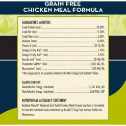 AvoDerm Advanced Joint Health Chicken Meal Formula Grain-Free Dry Dog Food -Pet Wellness 103835 PT4. AC SS1800 V1585938732