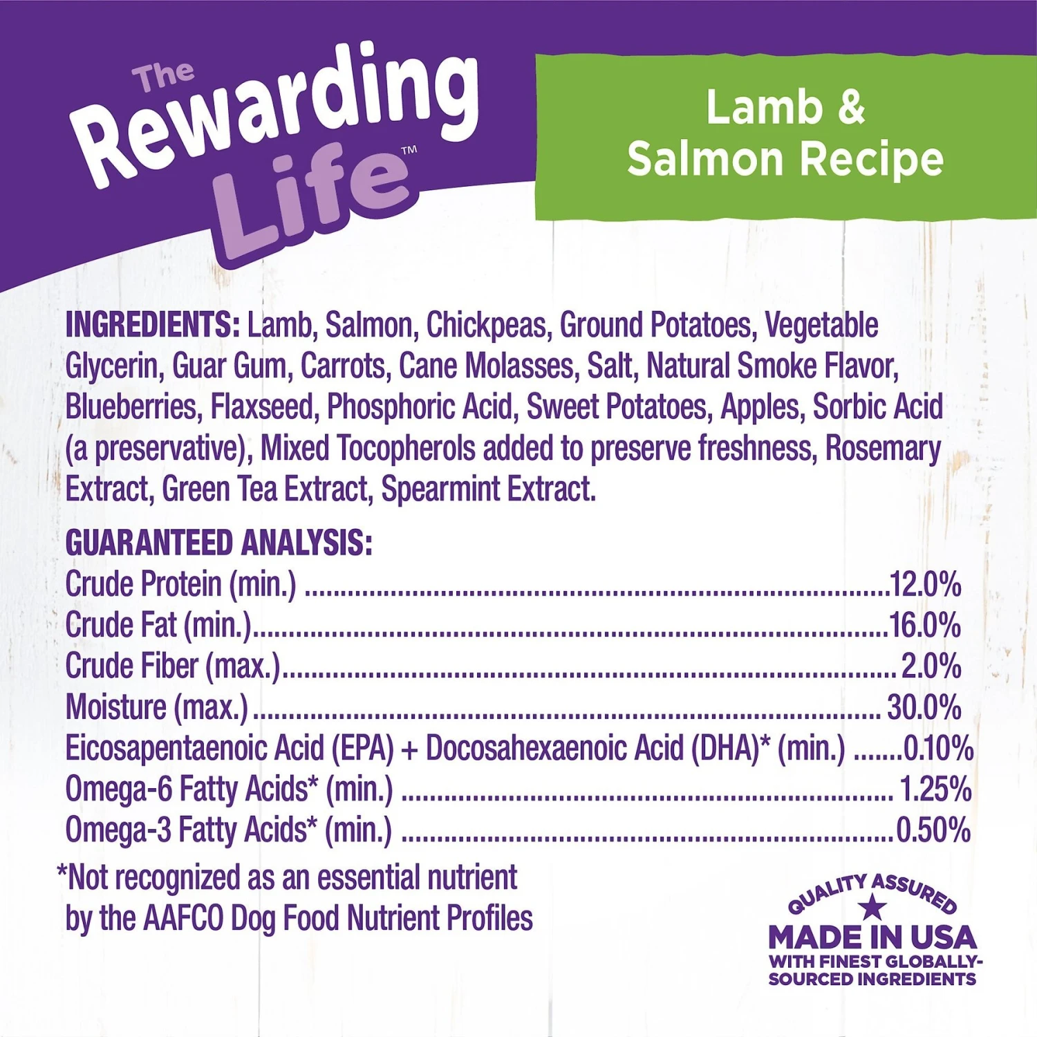 Wellness The Rewarding Life Lamb & Salmon Soft & Chewy Natural Dog Treats 8 Wellness The Rewarding Life Lamb & Salmon Soft & Chewy Natural Dog Treats - Image 8