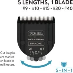 Wahl 5 In 1 Adjustable Diamond Blade Set 6 Wahl 5 In 1 Adjustable Diamond Blade Set -Pet Wellness 104475 PT2. AC SS1800 V1502137303