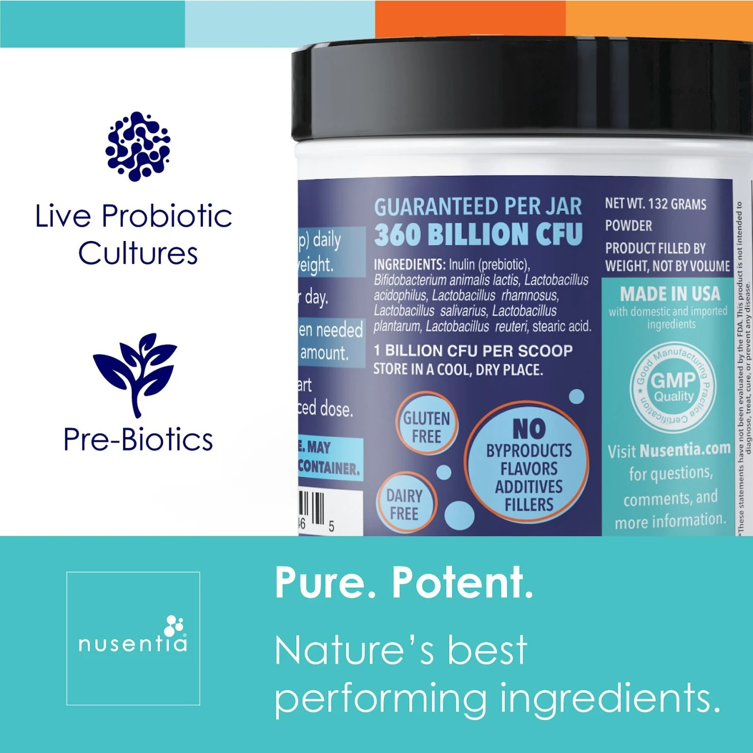 Nusentia Probiotic Miracle Premium Blend Dog & Cat Supplement 4 Nusentia Probiotic Miracle Premium Blend Dog & Cat Supplement - Image 4