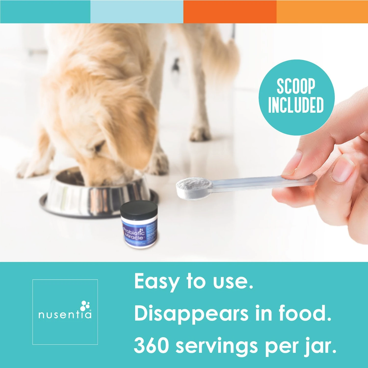 Nusentia Probiotic Miracle Premium Blend Dog & Cat Supplement 6 Nusentia Probiotic Miracle Premium Blend Dog & Cat Supplement - Image 6