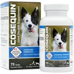 Nutramax Cosequin Hip & Joint With Glucosamine & MSM Standard Strength Chewable Tablet Joint Supplement For Dogs