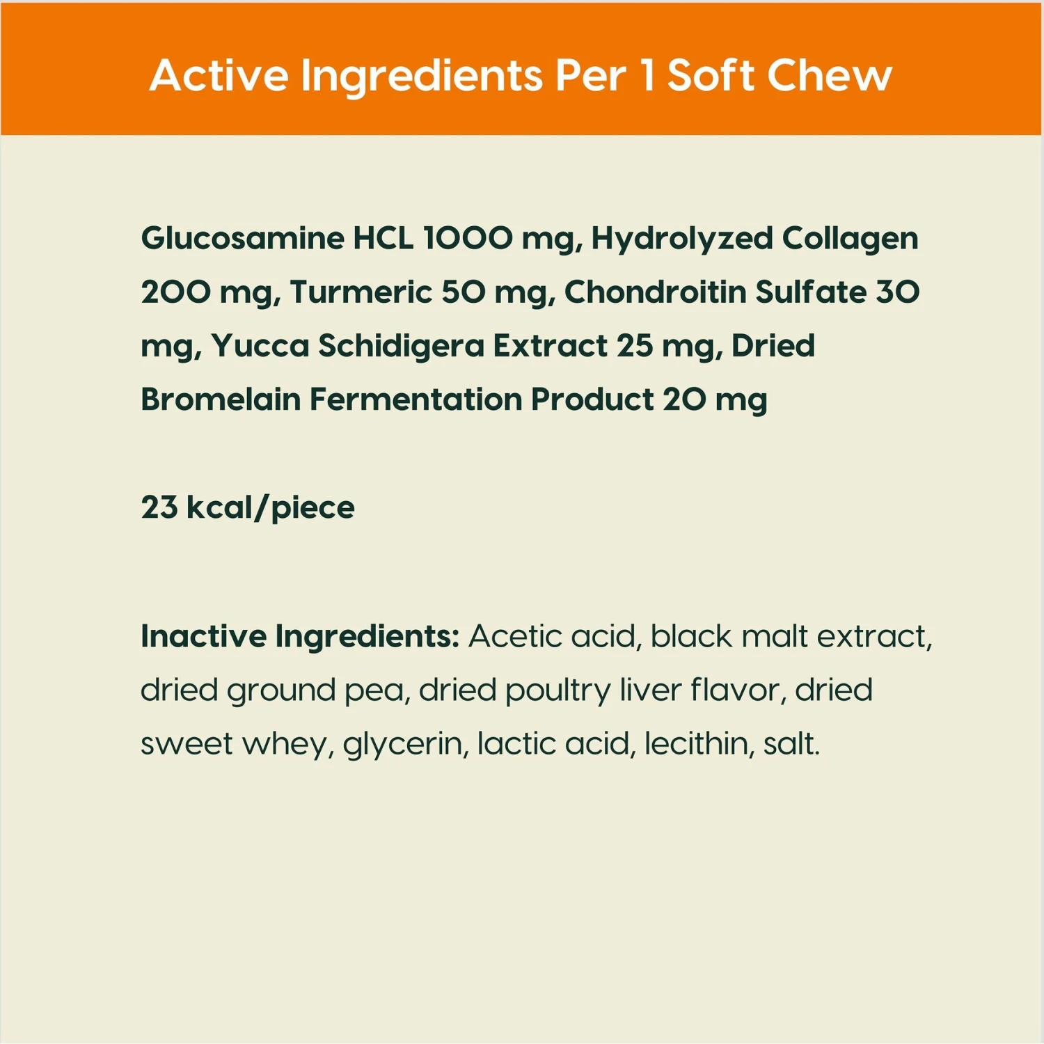 Ark Naturals Gray Muzzle Old Bones Happy Joints Maximum Strength Soft Chew Joint Supplement For Senior Dogs 6 Ark Naturals Gray Muzzle Old Bones Happy Joints Maximum Strength Soft Chew Joint Supplement For Senior Dogs - Image 6