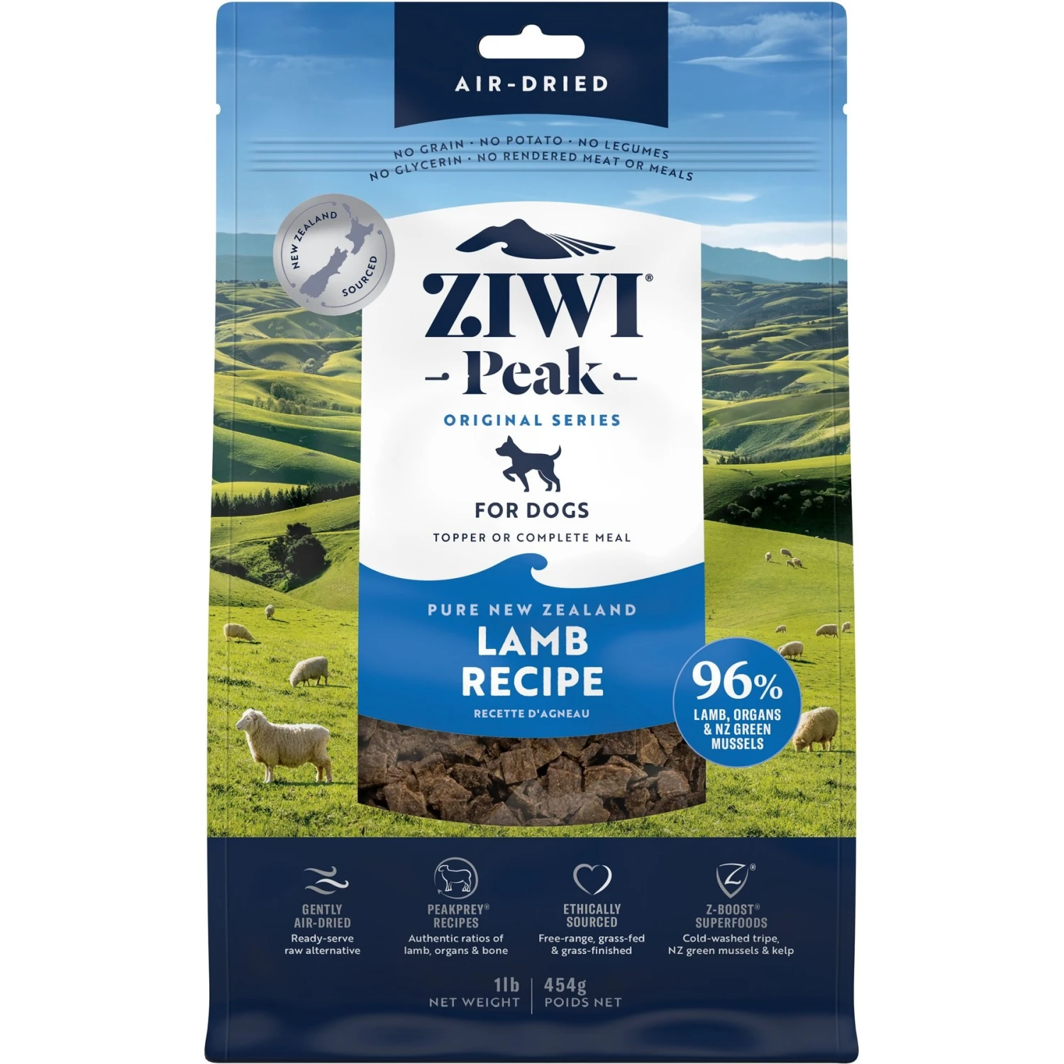 ZIWI Peak Lamb Grain-Free Air-Dried Dog Food 1 ZIWI Peak Lamb Grain-Free Air-Dried Dog Food