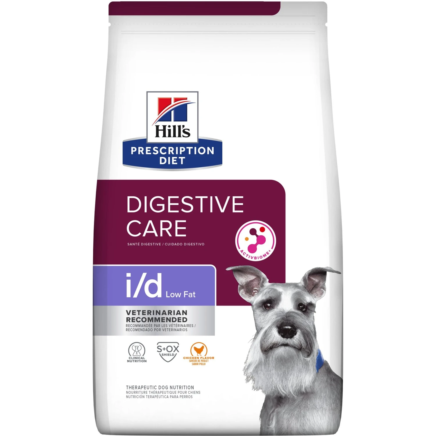 Hill's Prescription Diet I/d Digestive Care Low Fat Chicken Flavor Dry Dog Food 1 Hill's Prescription Diet I/d Digestive Care Low Fat Chicken Flavor Dry Dog Food