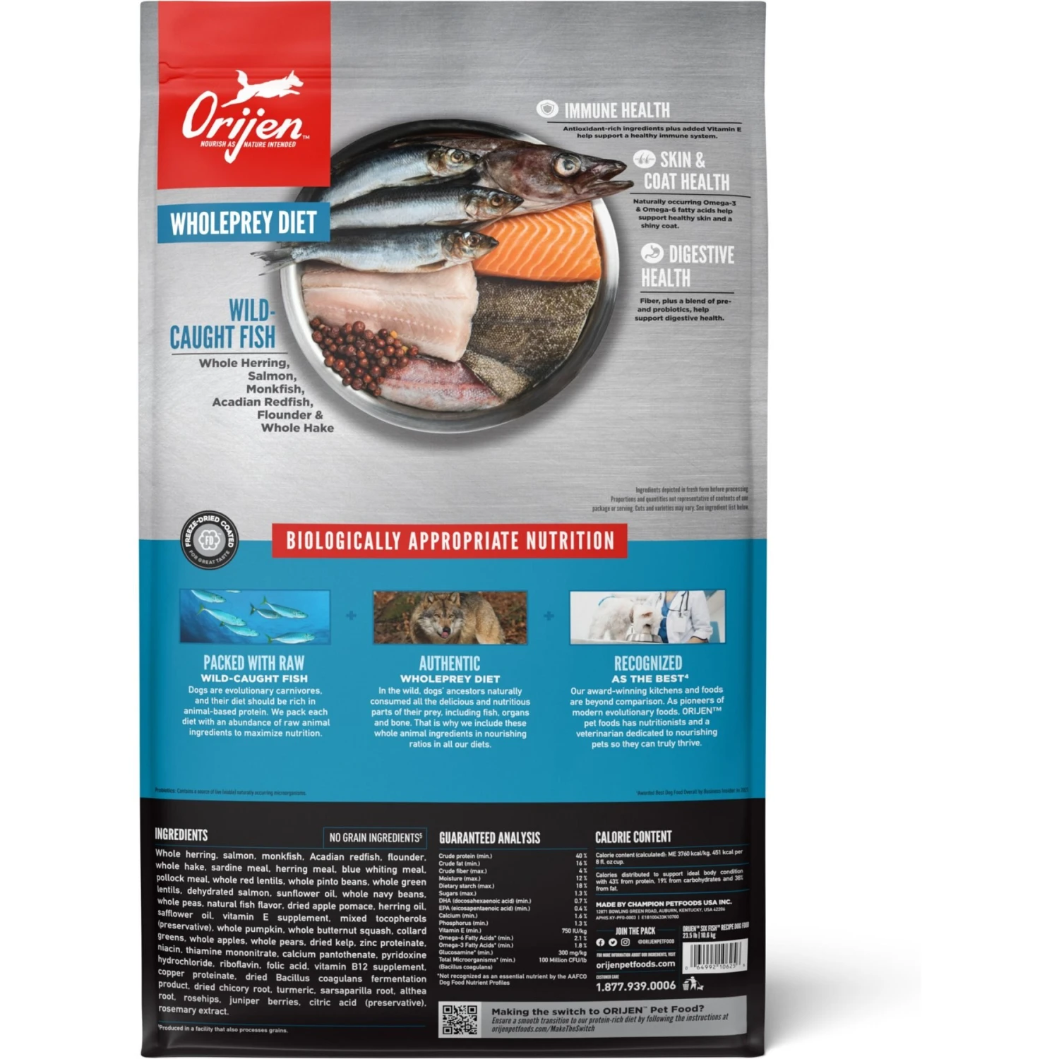 ORIJEN Six Fish Grain-Free Dry Dog Food 2 ORIJEN Six Fish Grain-Free Dry Dog Food - Image 2