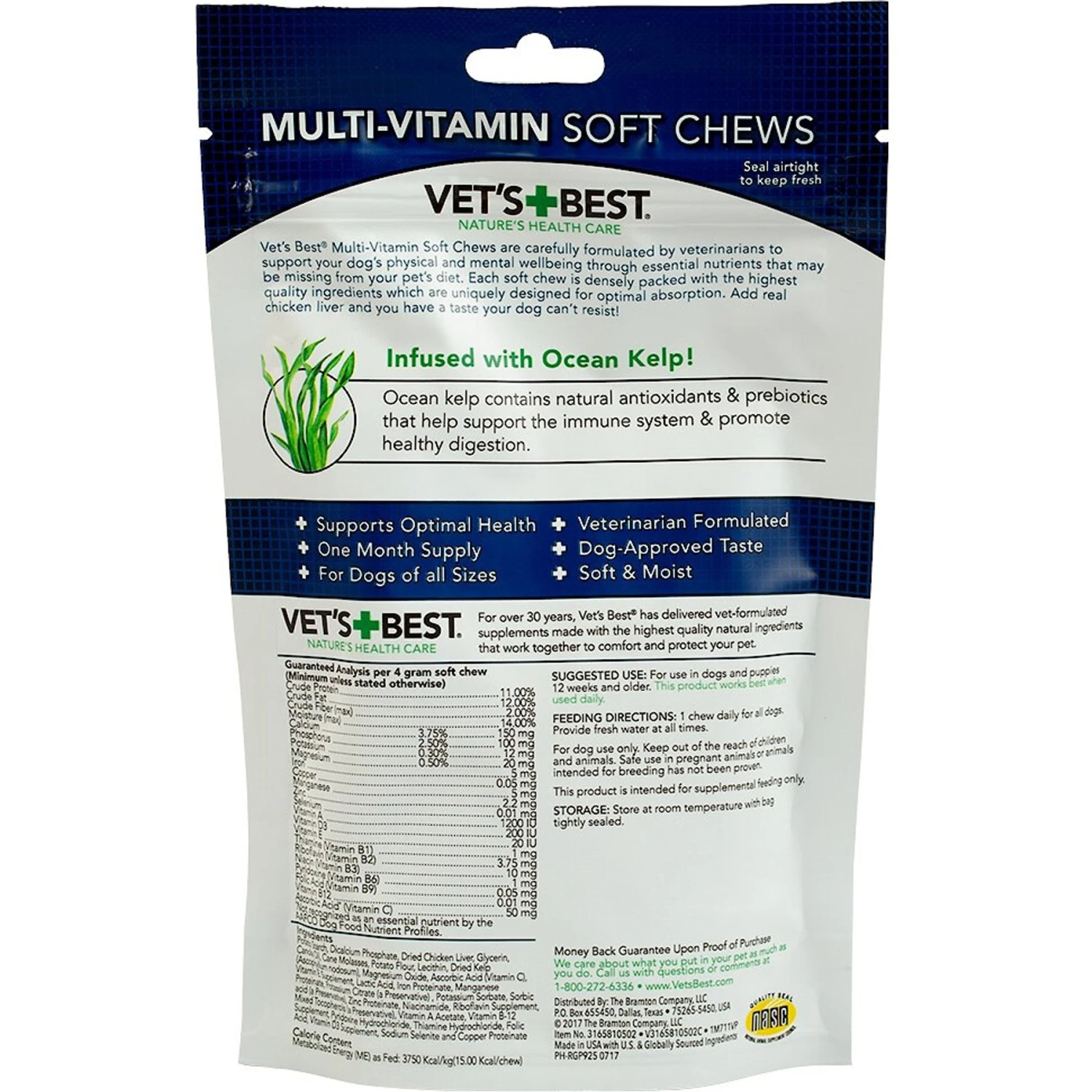 Vet's Best Chicken Flavored Soft Chews Multivitamin For Dogs 2 Vet's Best Chicken Flavored Soft Chews Multivitamin For Dogs - Image 2