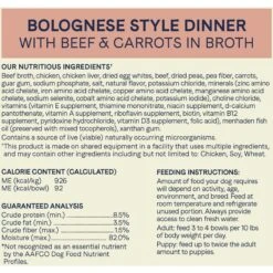 CANIDAE PURE Petite All Stages Small Breed Bolognese Style Dinner With Beef & Carrots Wet Dog Food Trays, 3.5-oz, Case Of 12 9 CANIDAE PURE Petite All Stages Small Breed Bolognese Style Dinner With Beef & Carrots Wet Dog Food Trays, 3.5-oz, Case Of 12 -Pet Wellness 108450 PT5. AC SS1800 V1657655128