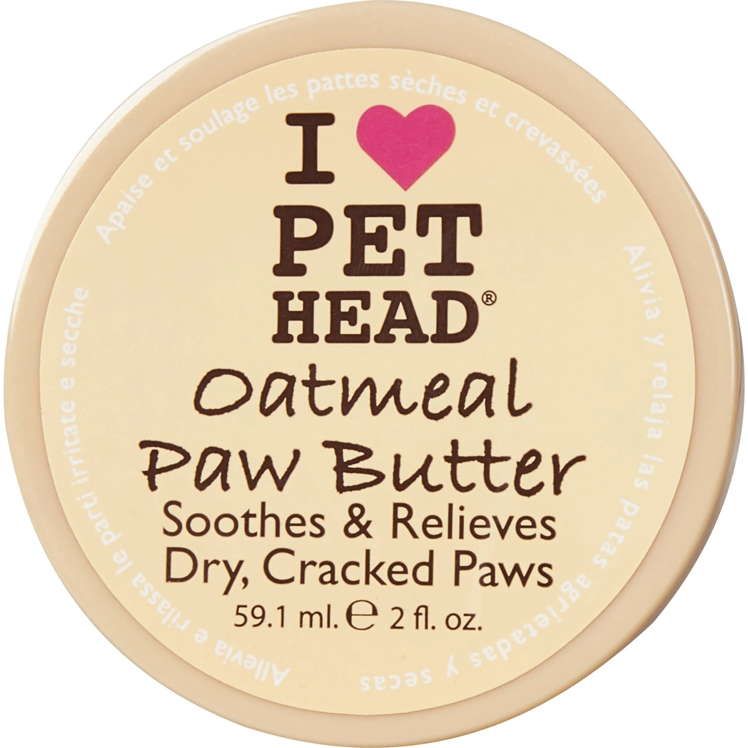 Pet Head Oatmeal Paw Butter Soothes & Nourishes Paws & Noses 2-oz 1 Pet Head Oatmeal Paw Butter Soothes & Nourishes Paws & Noses 2-oz