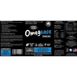 Finest For Pets Omegease Omega-Rich Fish Oil Dog & Cat Supplement -Pet Wellness 109195 PT4. AC SS1800 V1612828914