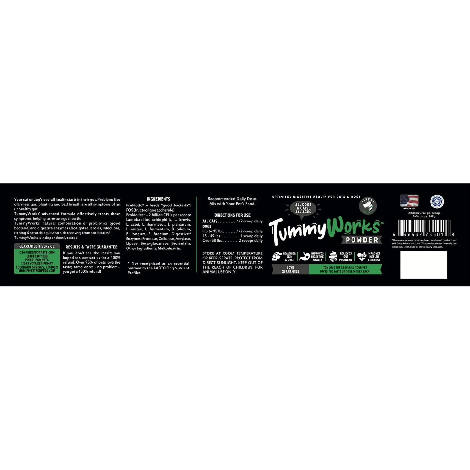 Finest For Pets TummyWorks Probiotics & Digestive Dog & Cat Supplement 6 Finest For Pets TummyWorks Probiotics & Digestive Dog & Cat Supplement - Image 6