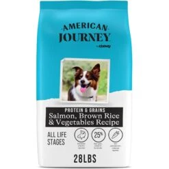 American Journey Protein & Grains Formula Salmon, Brown Rice & Vegetables Recipe Dry Dog Food