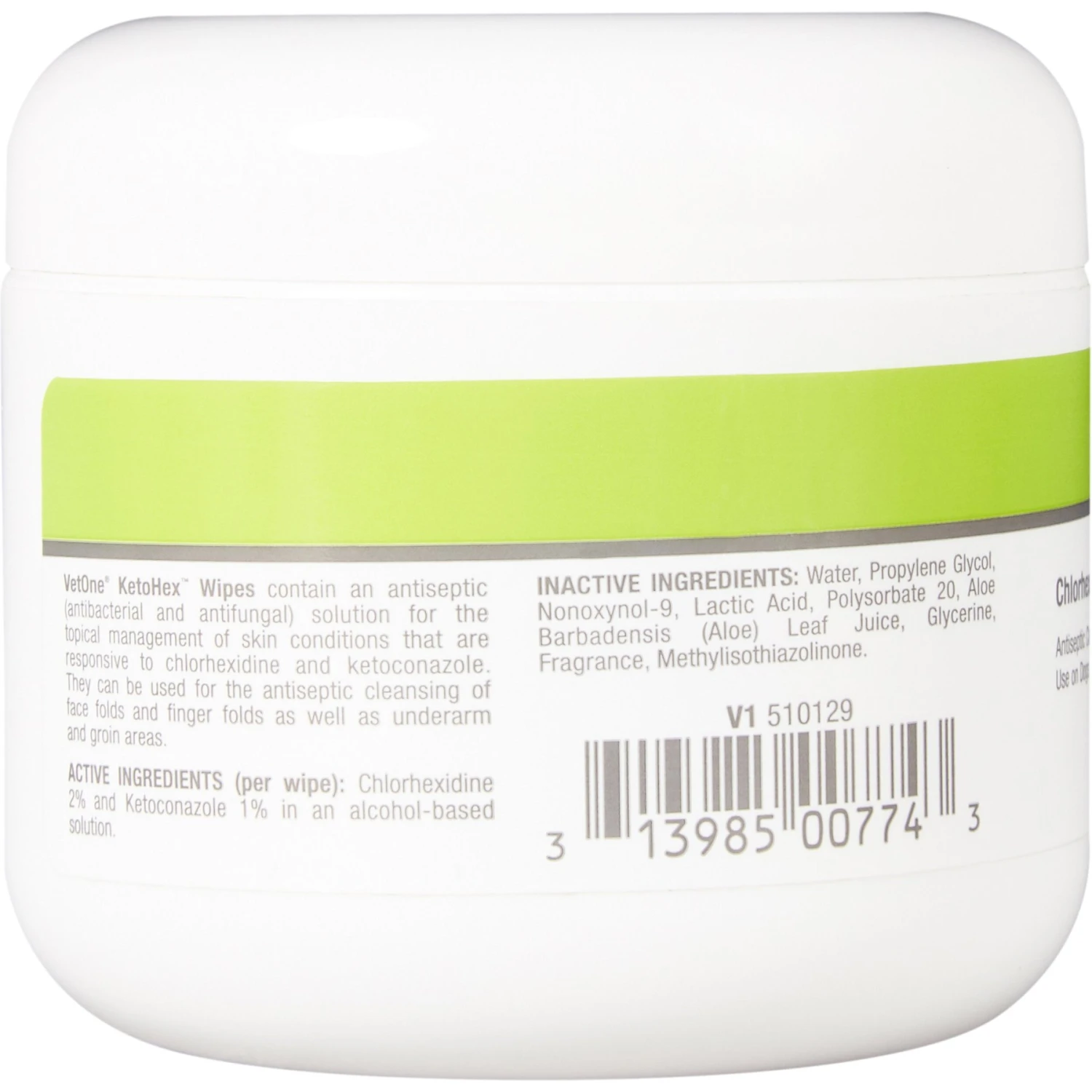 VetOne KetoHex Antiseptic Pet Wipes 2 VetOne KetoHex Antiseptic Pet Wipes - Image 2