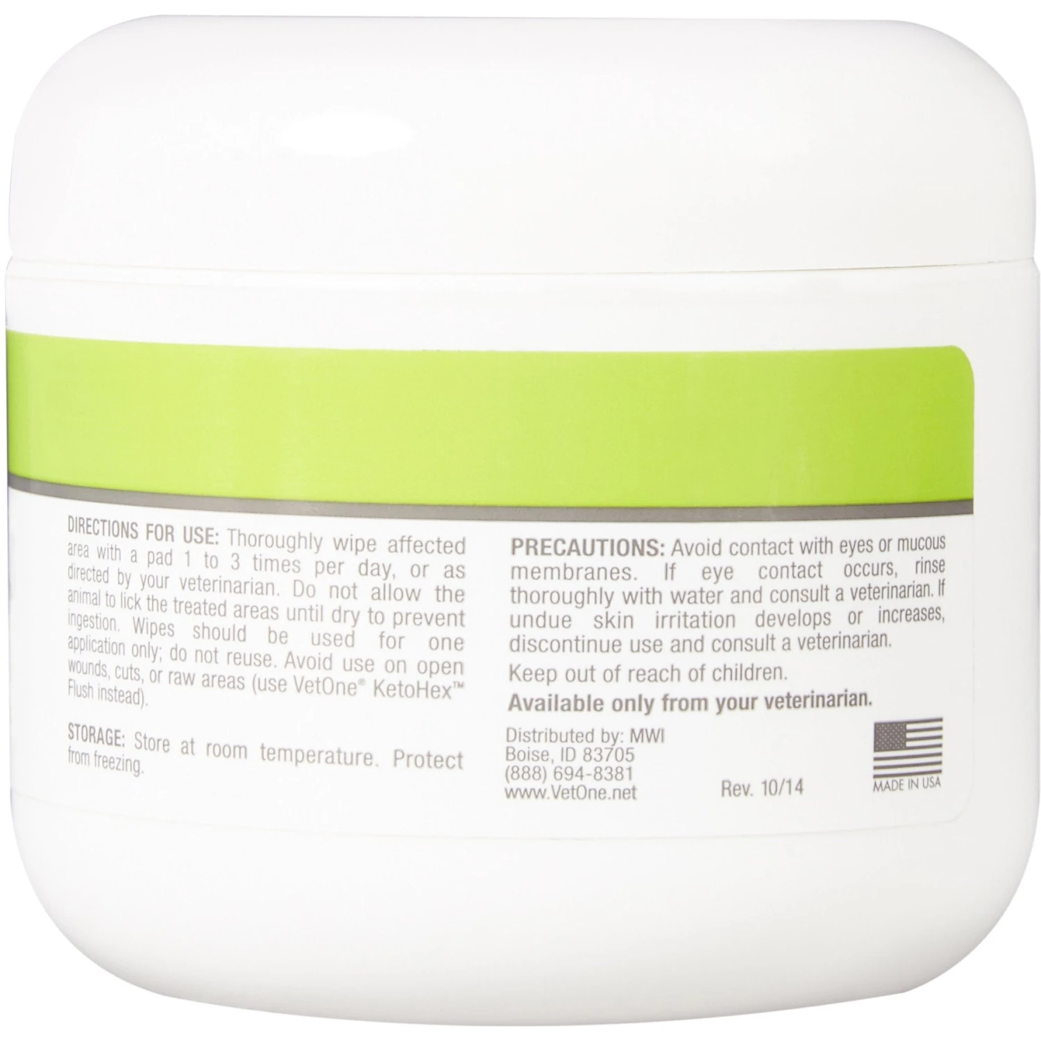 VetOne KetoHex Antiseptic Pet Wipes 5 VetOne KetoHex Antiseptic Pet Wipes - Image 5