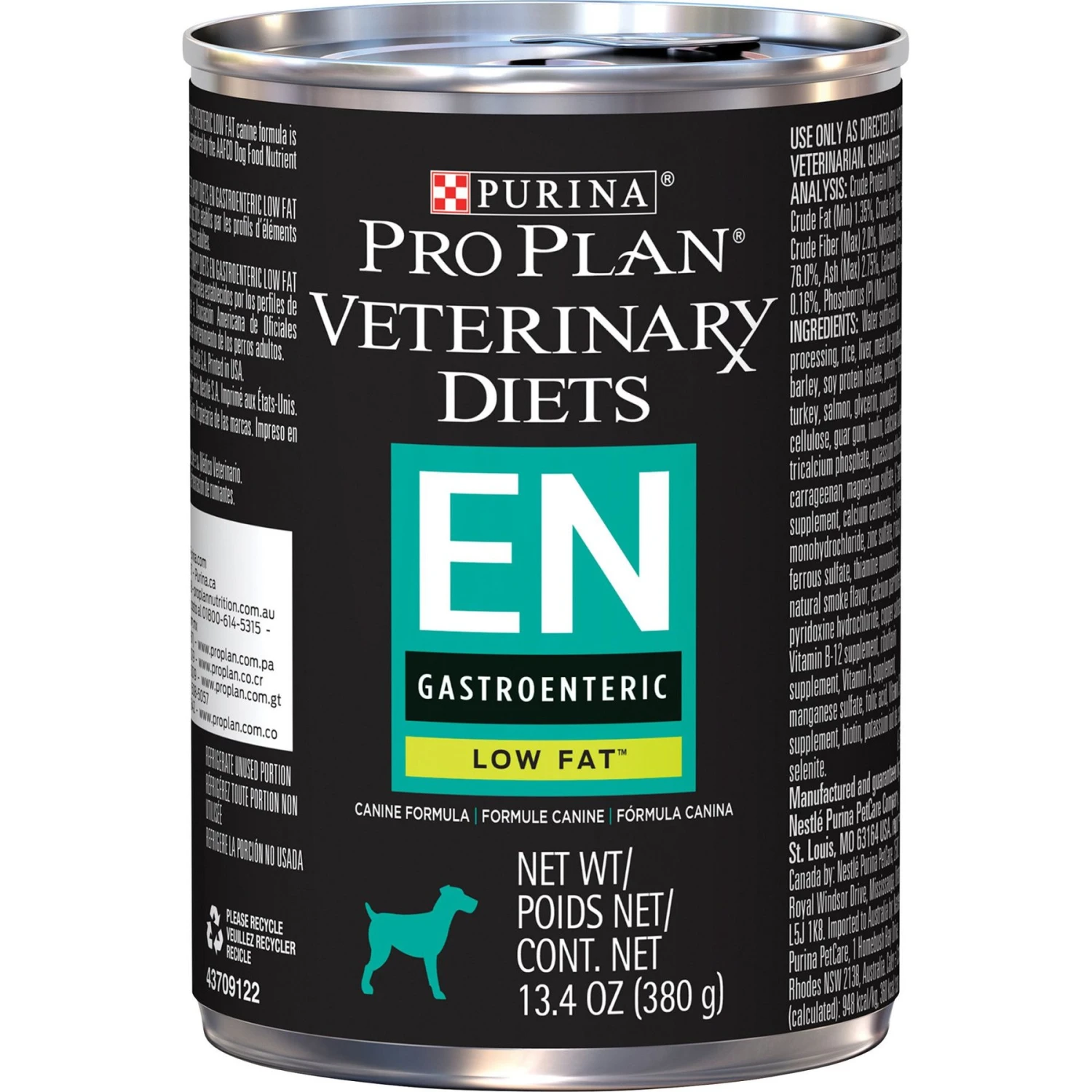 Purina Pro Plan Veterinary Diets EN Gastroenteric Low Fat Wet Dog Food 1 Purina Pro Plan Veterinary Diets EN Gastroenteric Low Fat Wet Dog Food