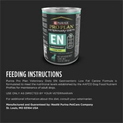 Purina Pro Plan Veterinary Diets EN Gastroenteric Low Fat Wet Dog Food 16 Purina Pro Plan Veterinary Diets EN Gastroenteric Low Fat Wet Dog Food -Pet Wellness 109580 PT7. AC SS1800 V1700161297