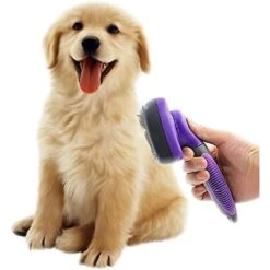 Hertzko Self-Cleaning Dog & Cat Slicker Brush -Pet Wellness 109944 PT3. AC SS1800 V1497469825