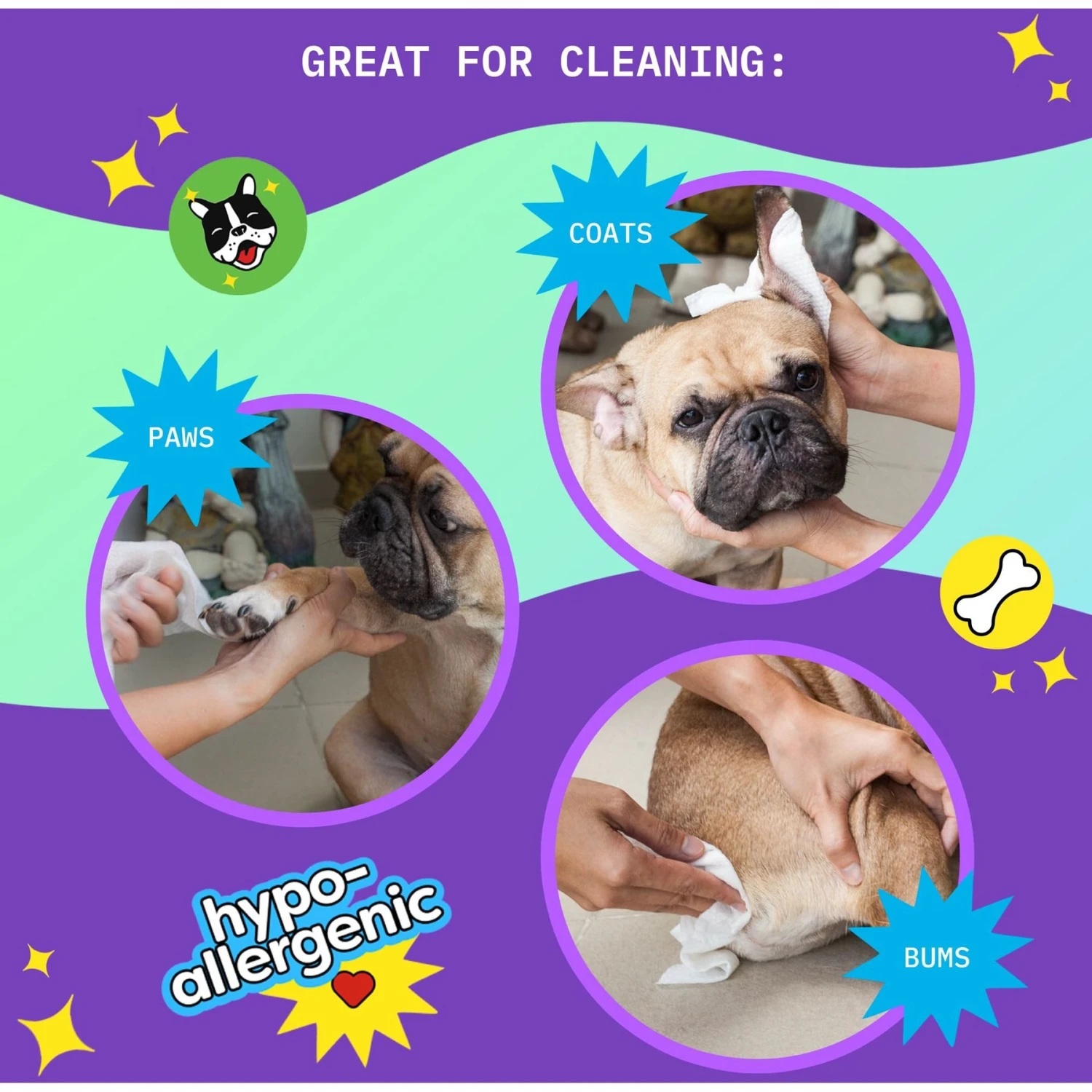 Pogi's Pet Supplies Deodorizing Wipes For Dogs & Cats 4 Pogi's Pet Supplies Deodorizing Wipes For Dogs & Cats - Image 4