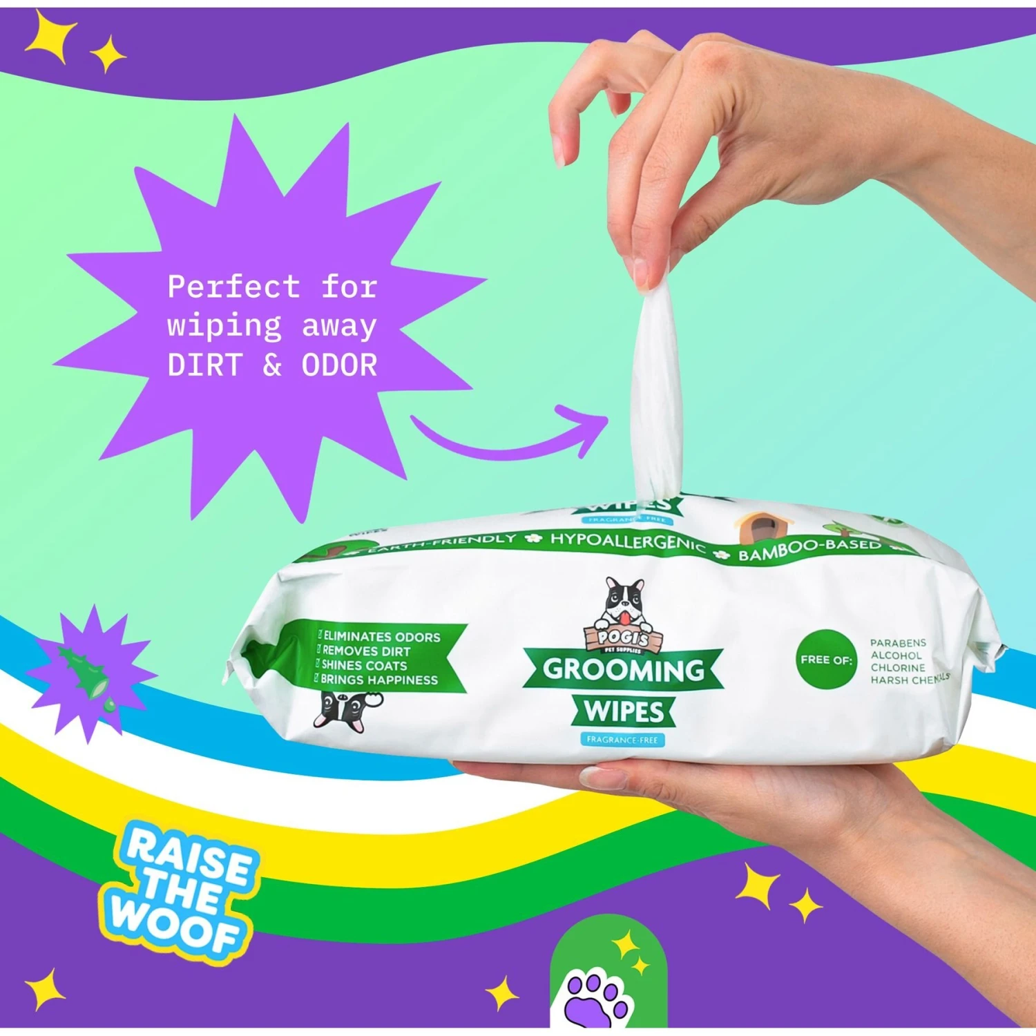 Pogi's Pet Supplies Deodorizing Wipes For Dogs & Cats 5 Pogi's Pet Supplies Deodorizing Wipes For Dogs & Cats - Image 5