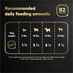 Cesar Home Delights T-Bone Steak, Egg & Cheese Flavor With Potatoes In Sauce Small Breed Adult Wet Dog Food Trays 15 Cesar Home Delights T-Bone Steak, Egg & Cheese Flavor With Potatoes In Sauce Small Breed Adult Wet Dog Food Trays -Pet Wellness 110516 PT6. AC SS1800 V1695662243