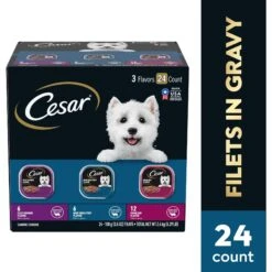 Cesar Filets In Gravy Beef Flavors Variety Pack Small Breed Adult Wet Dog Food -Pet Wellness 110539 PT2. AC SS1800 V1695649514