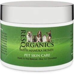 ResQ Organics Skin Treatment With Manuka Honey Dog & Cat Skin Care