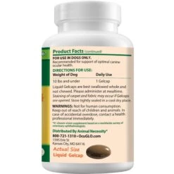 Animal Necessity Ocu-GLO Softgel Vision Supplement For Small Dogs -Pet Wellness 111431 PT3. AC SS1800 V1688064418