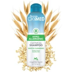 TropiClean OxyMed Hypo-Allergenic Oatmeal Dog & Cat Shampoo