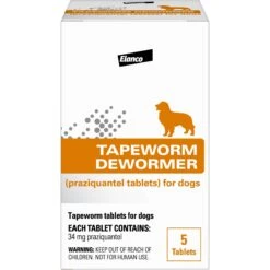 Elanco Dewormer For Tapeworms For Dogs