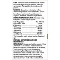 Elanco Dewormer For Tapeworms For Dogs 12 Elanco Dewormer For Tapeworms For Dogs -Pet Wellness 112344 PT4. AC SS1800 V1634671925